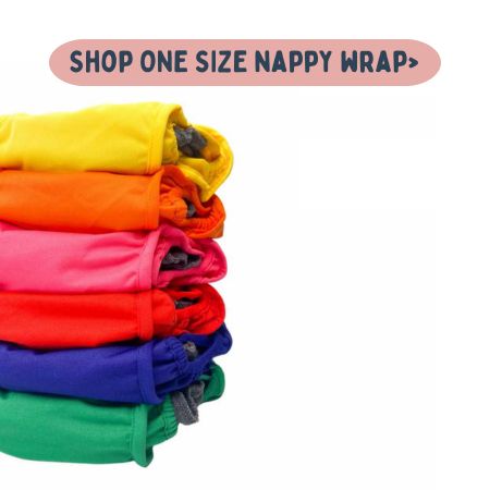 Image of a pile of colourful cheeky nappy wraps