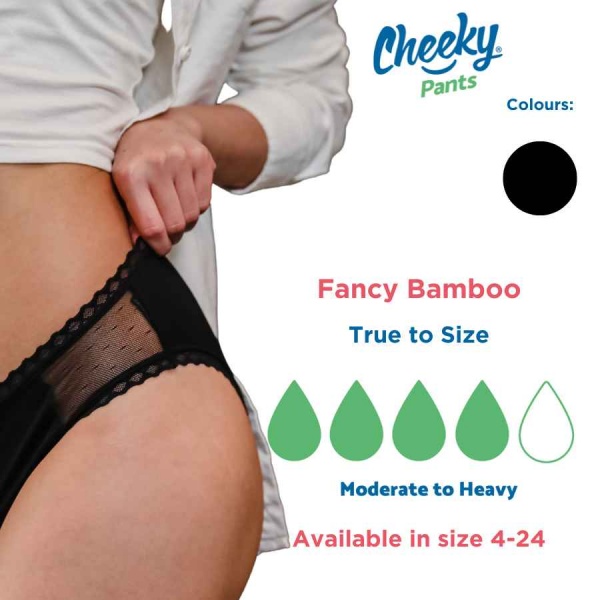 Cheeky Bamboo Period Pants - Fancy