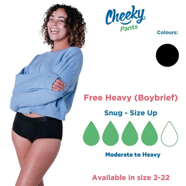 Heavy Period Underwear - Cheeky Boybrief