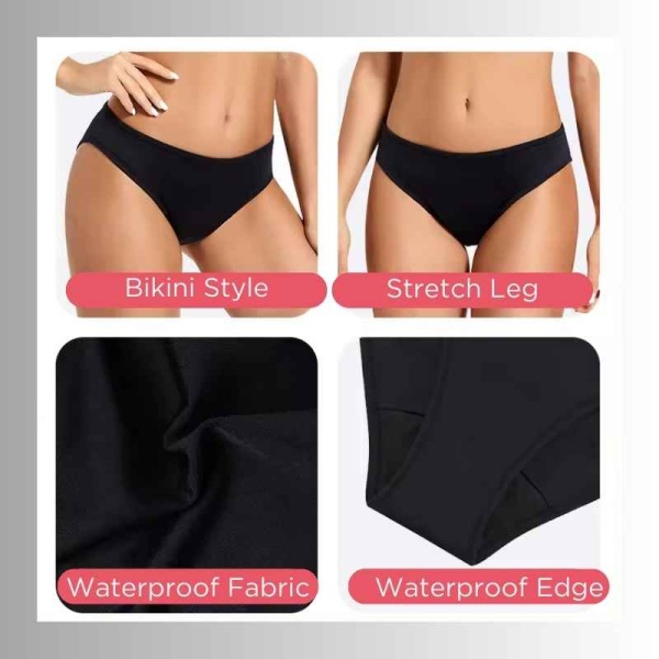 Period Swimwear Bikini Brief