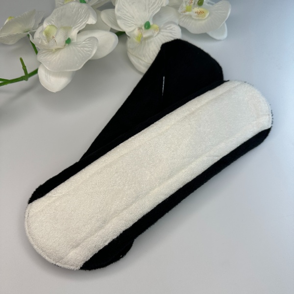 Heavy Flow Period Pads - Maternity - Bamboo - Charcoal