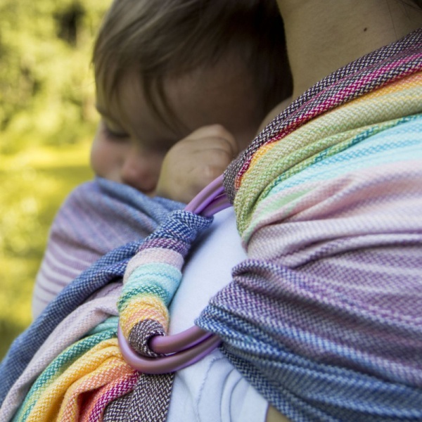 Girasol Ringsling Baby Wrap - Rainbow