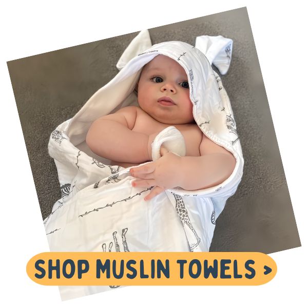 Shop Muslin Hooded Baby Towels
